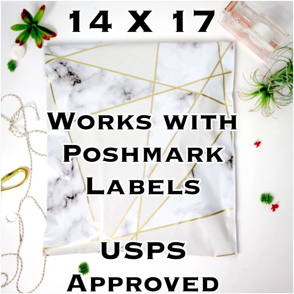 25 14X17 Marble Poly Mailers PRICE IS FIRM - Picture 2 of 8